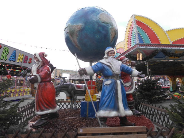 Weihnachtsmarktszene