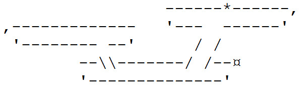 Enterprise aus ASCII-Zeichen